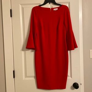 Calvin Klein Bell Sleeve Dress